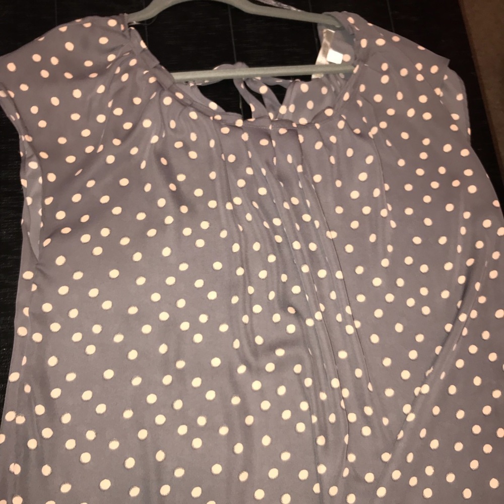 LC Lauren Conrad Polkadot Top